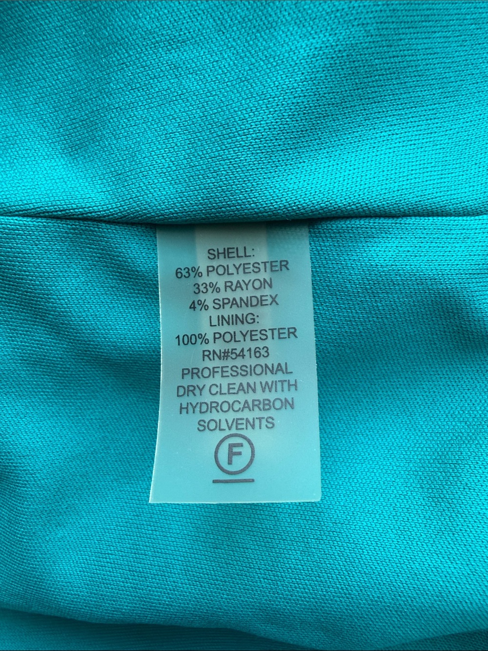 Calvin Klein Teal Cap-Sleeve Sheath Dress with Front Ruching - Picture 5 of 5